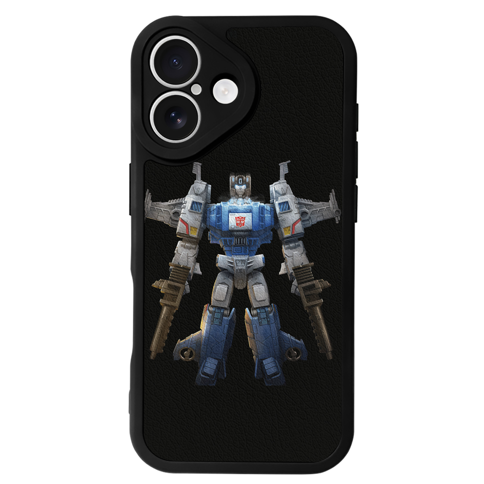 （画像用） Transformers トランスフォーマー 【iPhone 16シリーズ対応】シリコンスマホケース（レザー調） 材質：シリコン